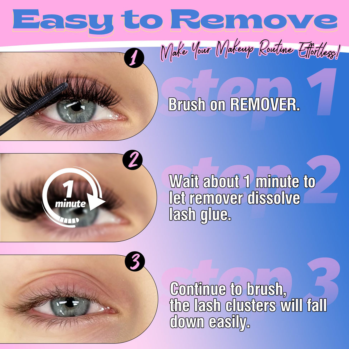Mavphnee precision brush design for easy, salon-quality application