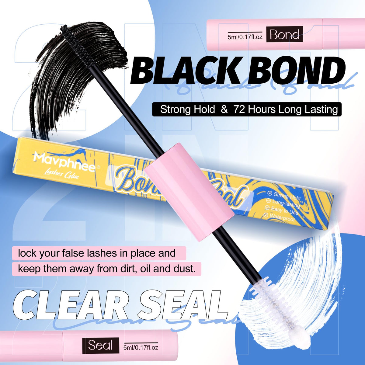 Mavphnee sealant protection keeps lashes clean and durable throughout the day