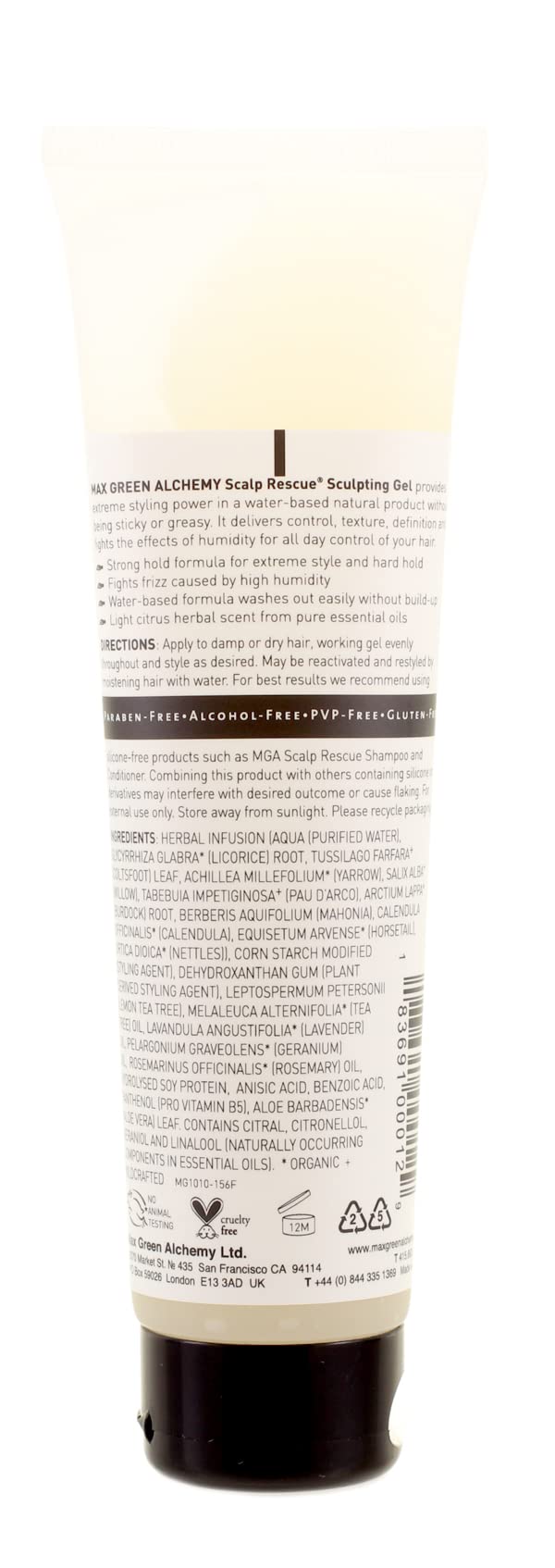 Max Green Alchemy MGA packaging 5.5 ounces label communicates generous volume.