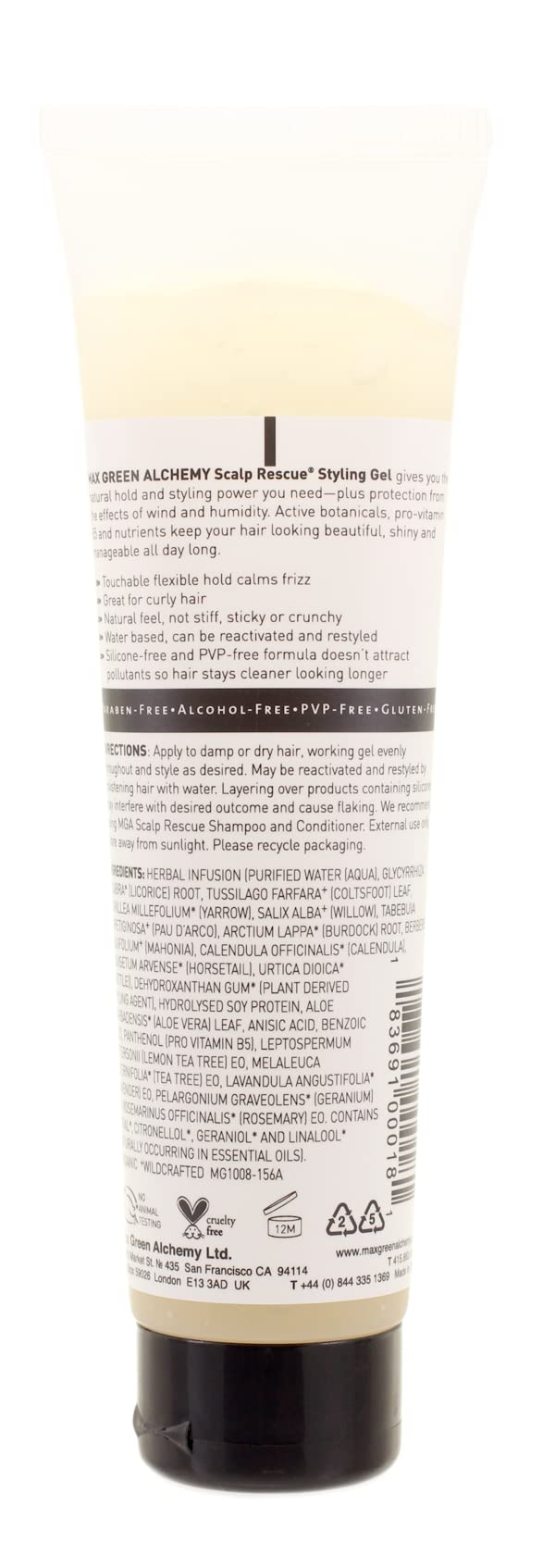 Max Green Alchemy storage in cool place text on box ensures product longevity.
