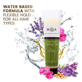 Max Green Alchemy vegan cruelty-free gel tube conveys ethical choice for eco-conscious styling.