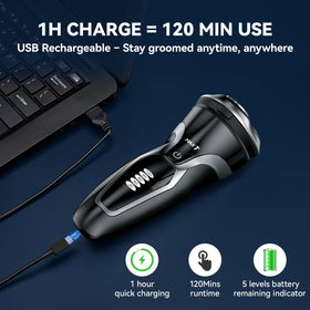 MAX-T waterproof razor for wet and dry shaving in the shower