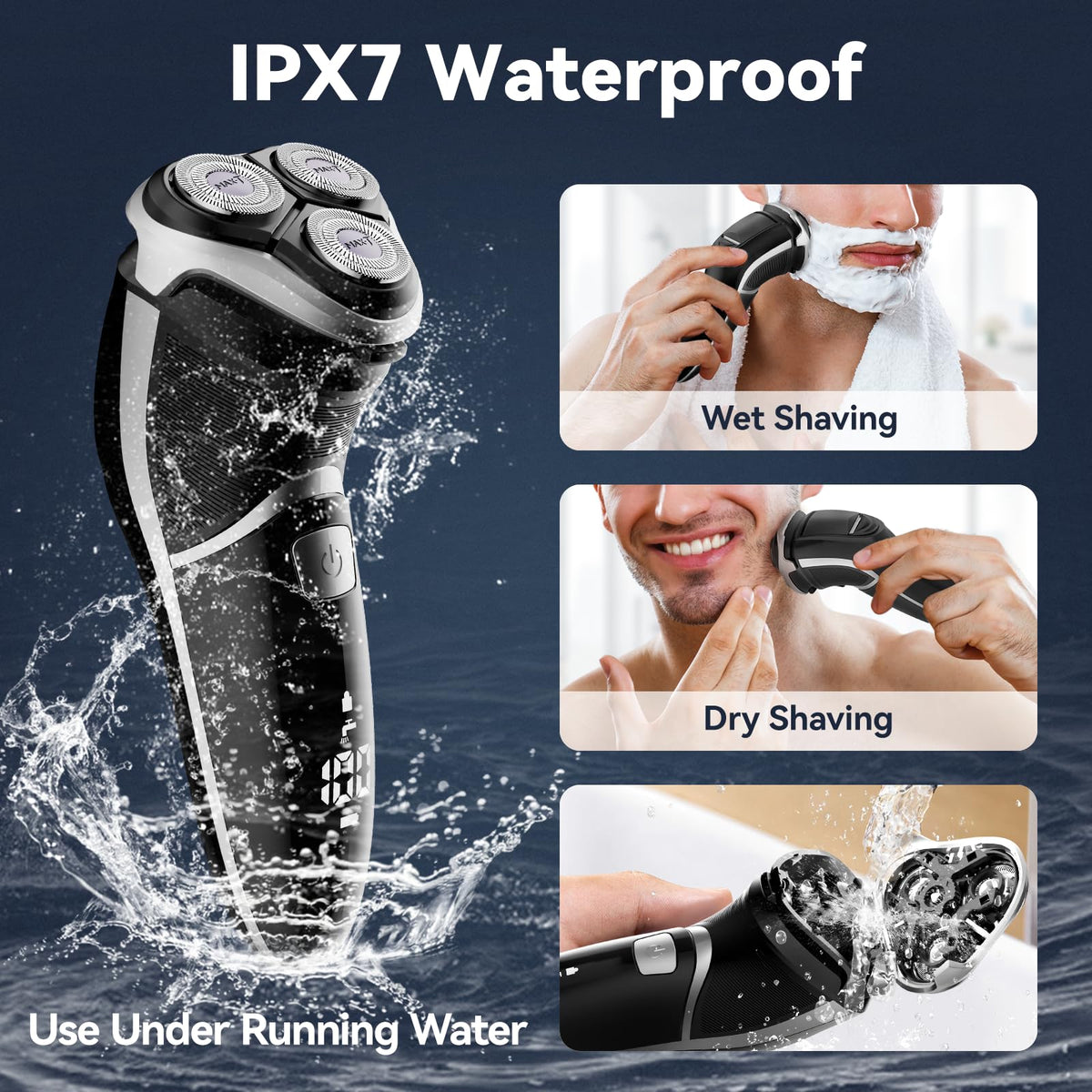 MAX-T shaver with pop-up trimmer for precise detailing