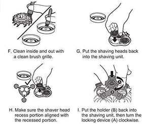 MAX-T replacement shaver head care and replacement cycle guidance.