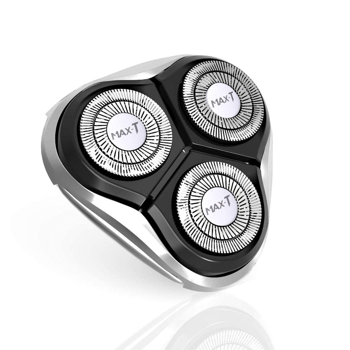 MAX-T replacement shaver head package included for easy maintenance.