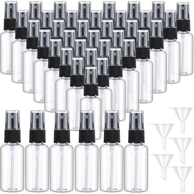 Maxcheck mini spray bottle 1 oz in black, travel-ready and refillable for fragrances.