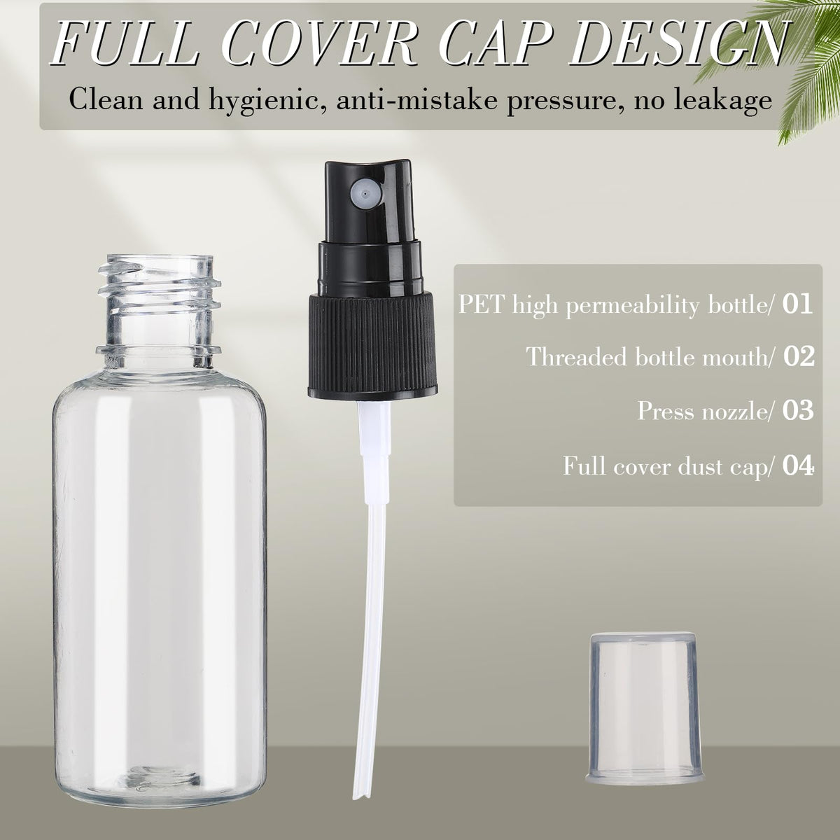 Maxcheck set includes five funnels for easy filling and refilling.