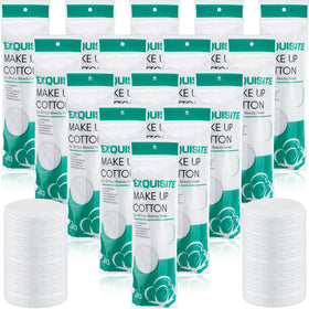 Maxcheck cotton rounds bulk 1500-piece set for makeup removal and facial cleansing.