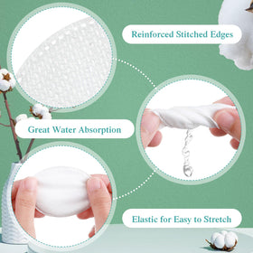 Maxcheck three-layer cotton rounds designed to lock moisture efficiently