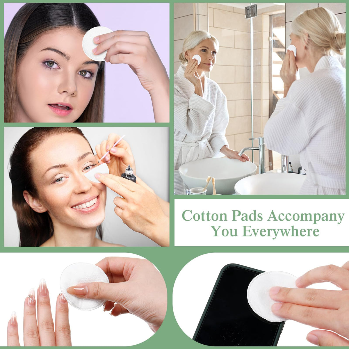 Maxcheck lightweight portable pads fit in bags for travel touch-ups.