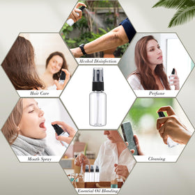Maxcheck versatile 1 oz bottle for perfumes, toners, and cosmetics.