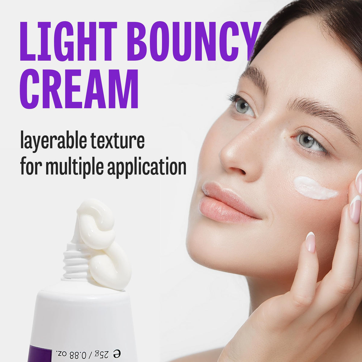 MAXCLINIC Time Return Melatonin Cream application demonstrates easy absorption and soothing comfort