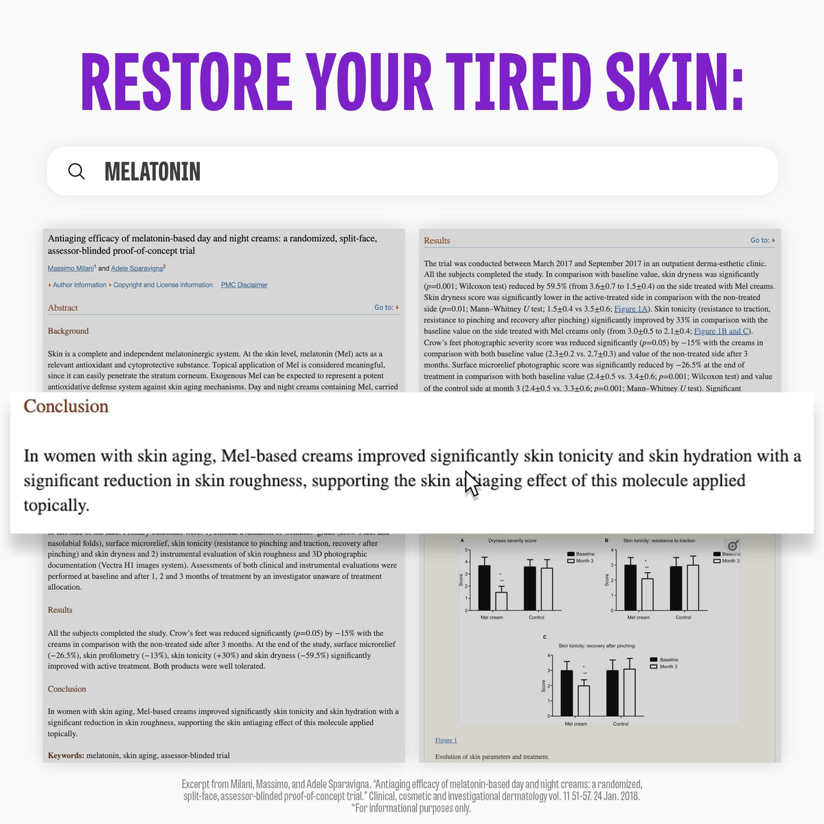 MAXCLINIC Time Return Melatonin Cream texture swirls evoke rich silky hydration
