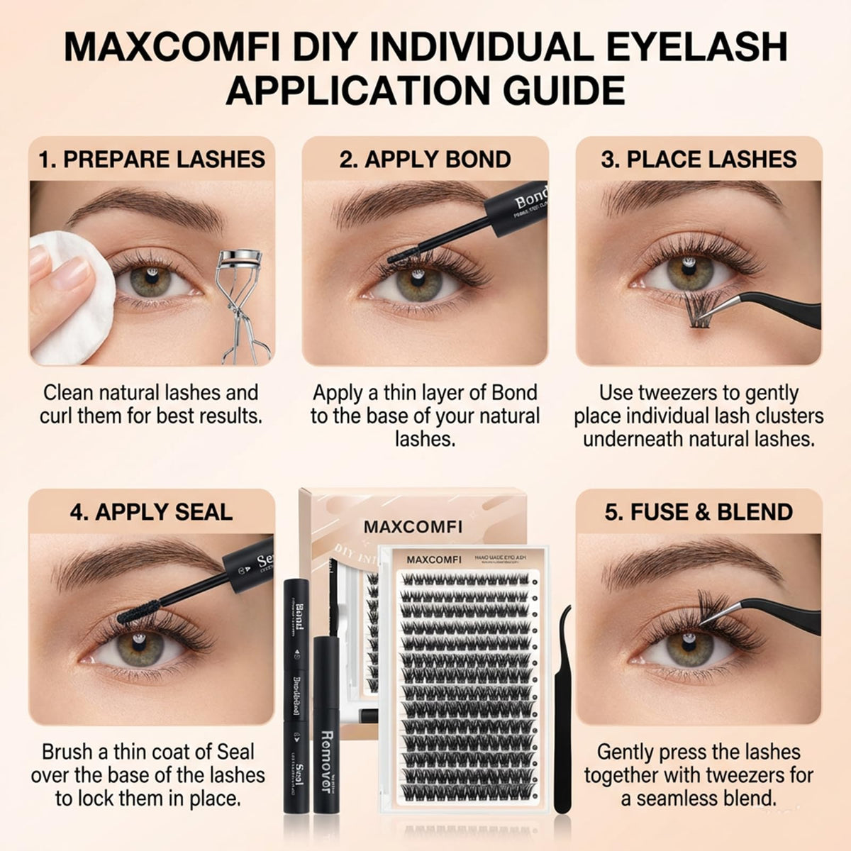 Packaging image highlighting cruelty-free claim and kit contents.