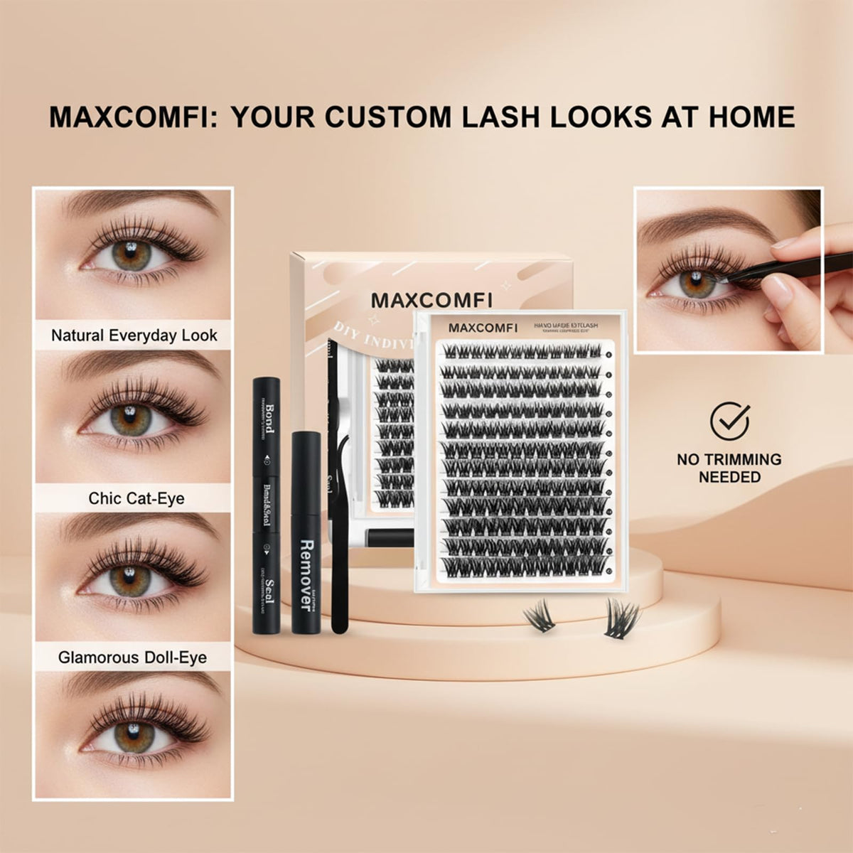 Gentle setting solution for safe lash prep and refresh.