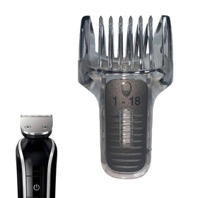 Maxeylead replacement trimmer comb with 1-18mm guide for precise beard trims.