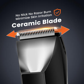 MAXGROOM 3-in-1 foil shaver close-up highlighting skin-friendly blades