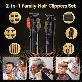 MAXGROOM ergonomic cordless design fits comfortably for long grooming