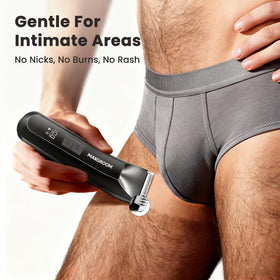 MAXGROOM interchangeable heads kit for full-body grooming