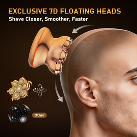 MAXGROOM magnetic blade system detachable for easy cleaning after a wet shave
