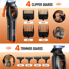 MAXGROOM rechargeable battery delivers up to 100 minutes of cordless use