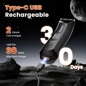 MAXGROOM USB-C charging and battery level display