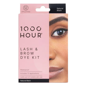 MaxRelief Brow Kit in black packaging showing long-lasting color potential.