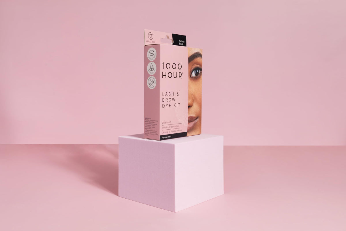 MaxRelief brow kit demonstrates 12 applications for reliable results.