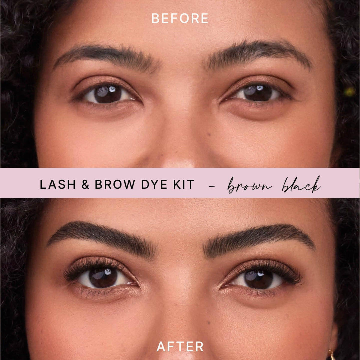 Brown Black shade of MaxRelief Brow Color Kit for natural-looking definition