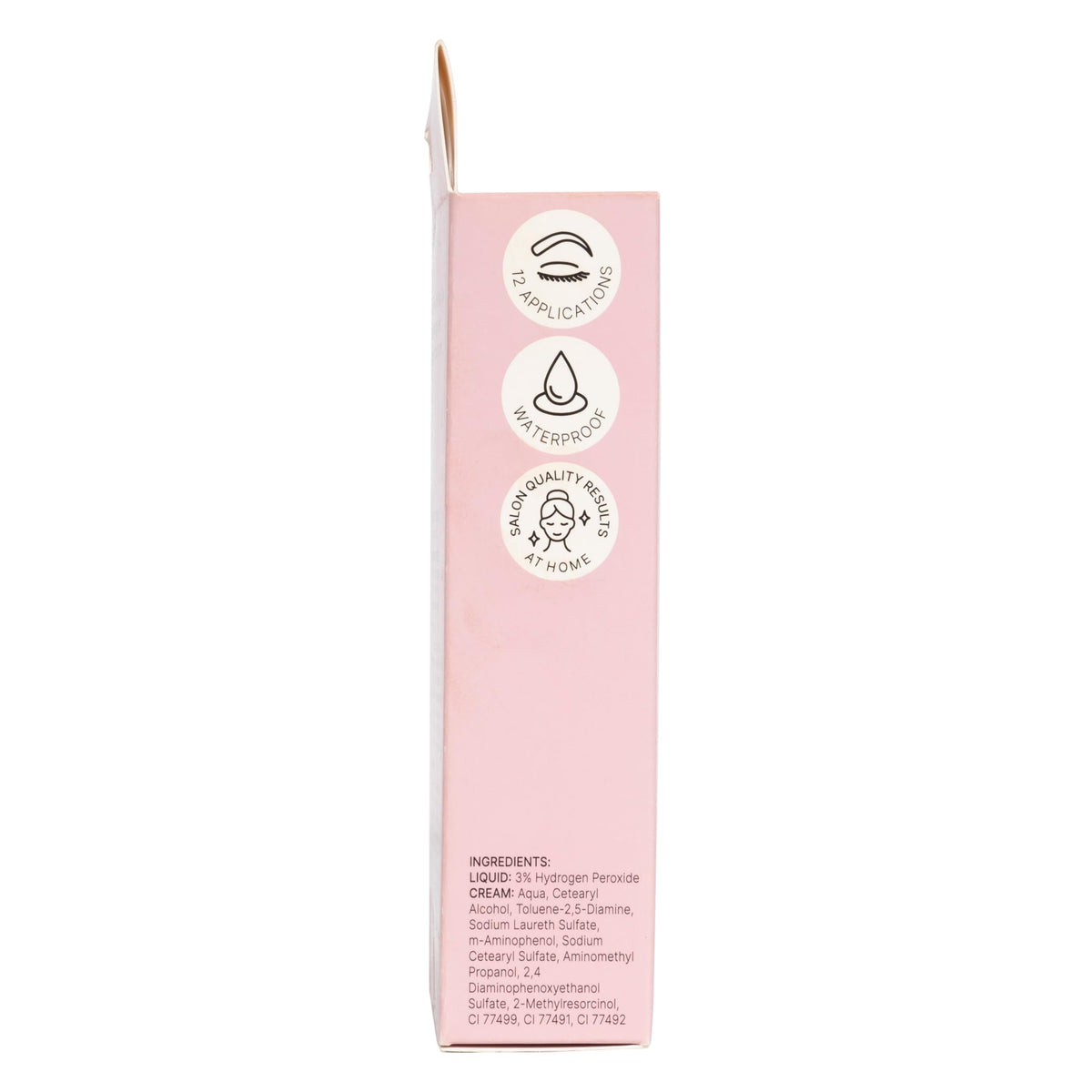 Waterproof MaxRelief brow mascara helps color stay through workouts and weather