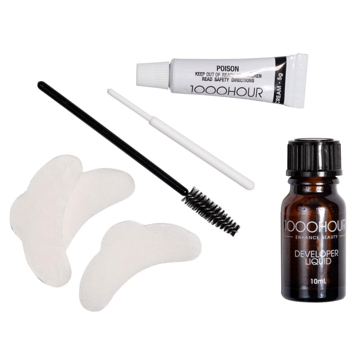 MaxRelief waterproof brow mascara proving all-day wear in any condition.