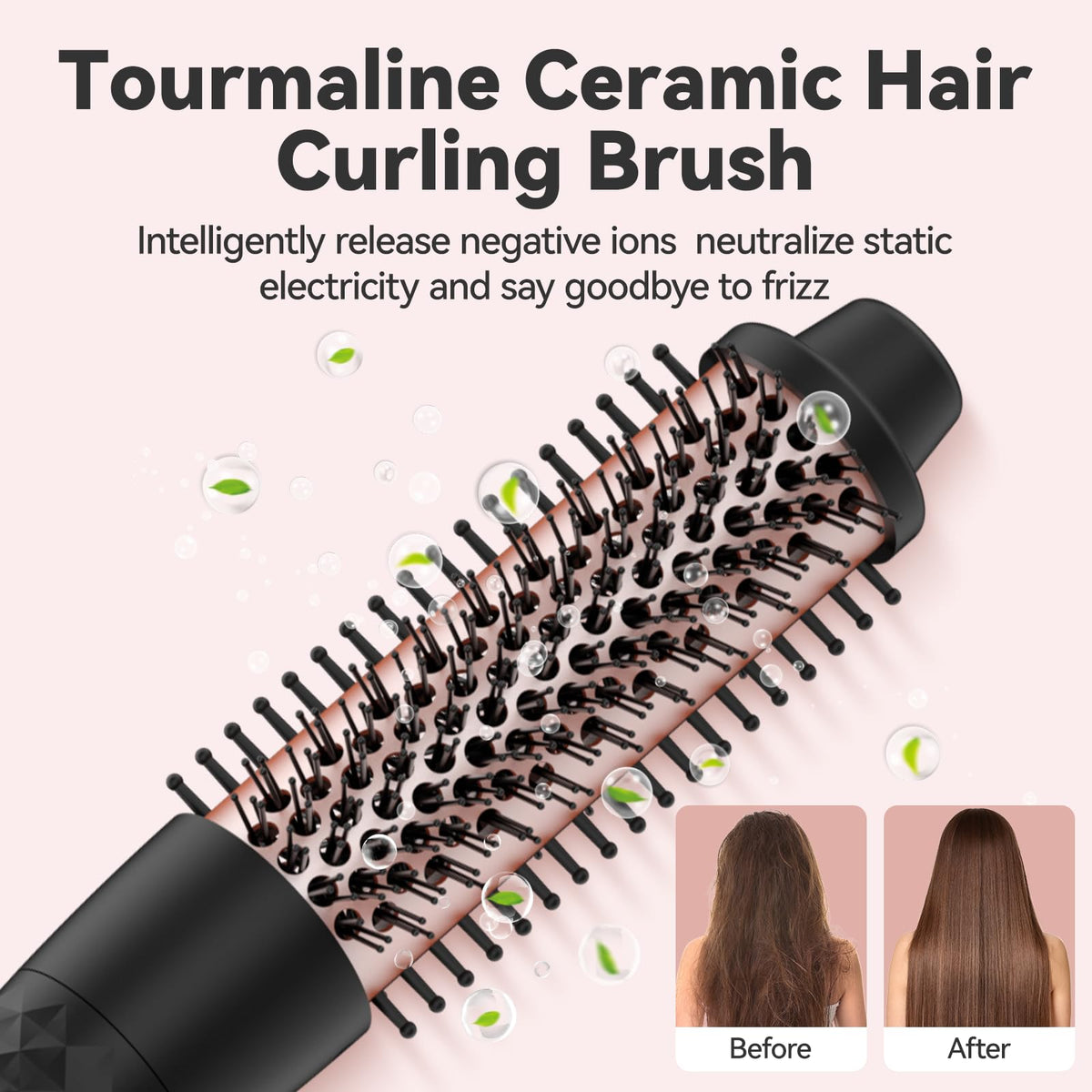 MAX-T ceramic-coated 1.25-inch barrel for classic curls