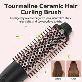 MAX-T ceramic-coated 1.25-inch barrel for classic curls