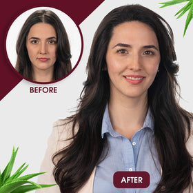 Maxxam Alive cleansing shampoo closeup texture emphasizes smooth, manageable hair after wash.