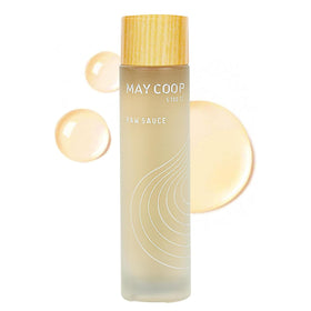 MAY COOP Raw Sauce Moisture Essence Toner bottle ready for hydration