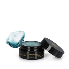 May Lindstrom Skin The Blue Cocoon balm-jar provides luxurious, non-occlusive hydration.