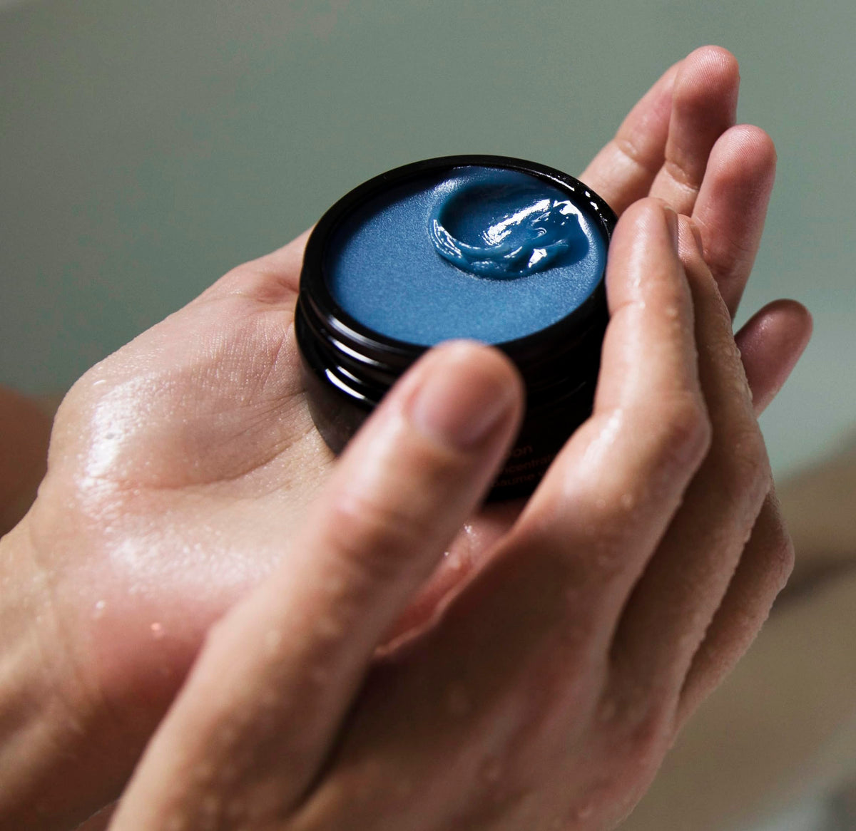 May Lindstrom Skin The Blue Cocoon eye-area helps soothe delicate eye skin.