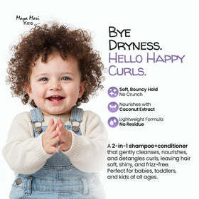 MAYA MARI shiny hair closeup reveals silky, smooth texture after use.