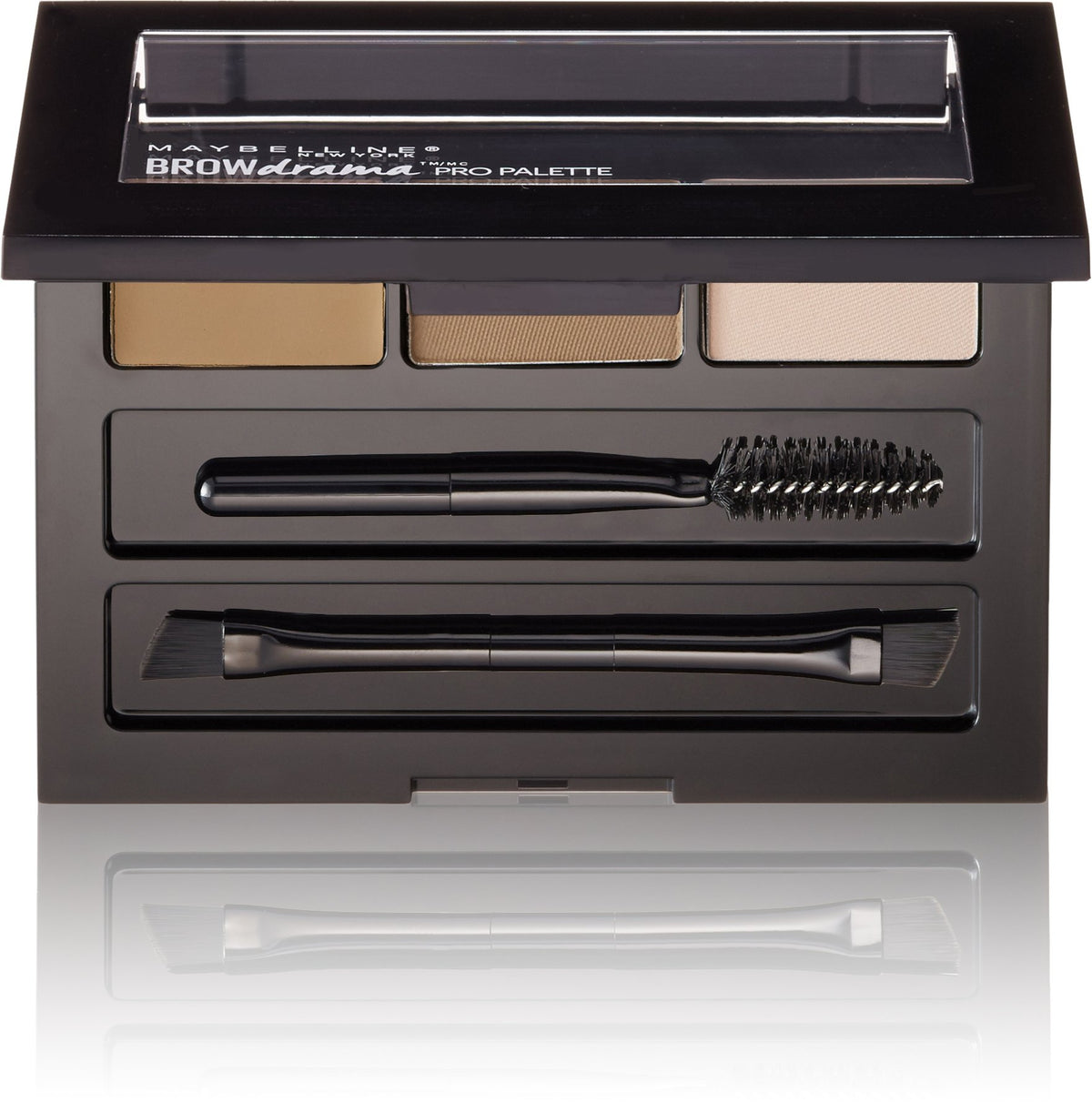 Maybelline Brow Drama Pro eyebrow palette Blonde compact with wax powder and highlight for sculpted brows