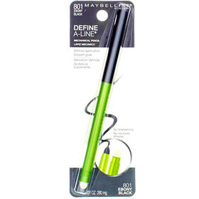 Maybelline Define-A-Line Eyeliner Ebony Black 801 ease of inner to outer corner drawing