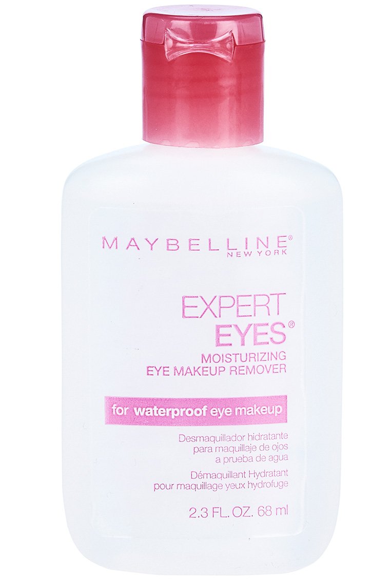 Maybelline Expert Eyes makeup remover packaging with clear labeling