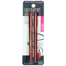 Maybelline Expert Wear Twin Brow and Eye Pencil used as dual eyeliner and eyebrow pencil.