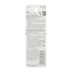 Maybelline Expert Wear Twin Brow and Eye Pencil dual-use design for precise brows and eyeliner.