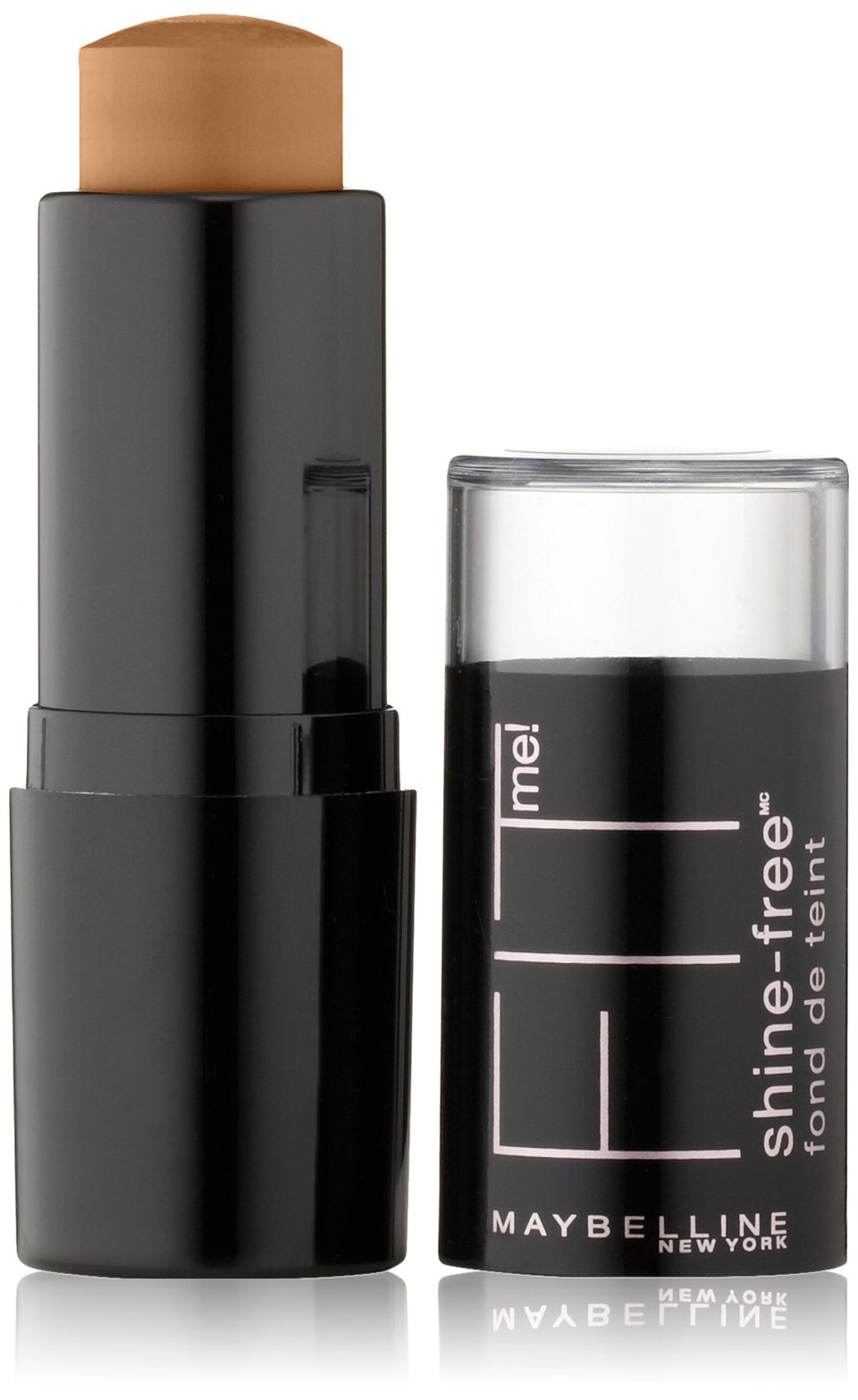 Maybelline Fit Me Oil-Free Stick Foundation Toffee 330 on skin for a shine-free, natural look.