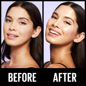 Maybelline GlassSkin can be worn alone for glass-skin luminosity and glow.
