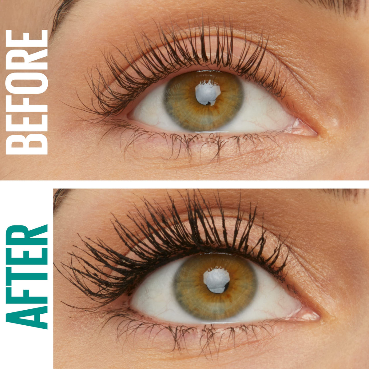 Maybelline Green Edition Mega Mousse Mascara tube uses recycled plastic in cap and body.