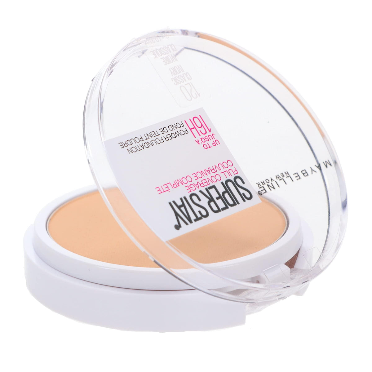 Product packaging of Maybelline Super Stay showing 16-hour wear claim