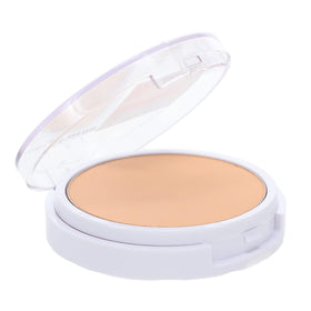 Even skin tone look after Maybelline New York powder foundation in daytime look