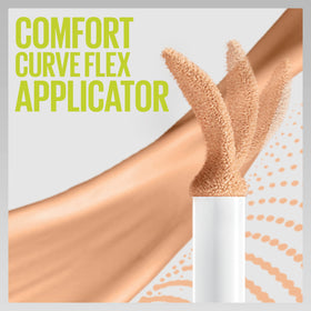 Maybelline Super Stay Active Wear Concealer full-coverage portrait look.