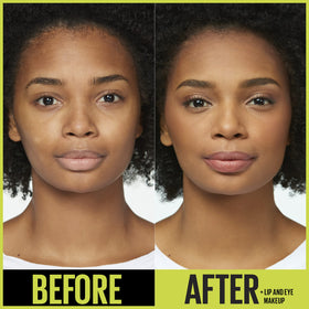 Dermatologist-tested label on Maybelline Super Stay packaging